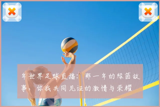 年世界足球直播：那一年的绿茵故事，你我共同见证的激情与荣耀